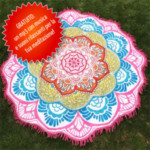 Tappeto per meditazione mandala