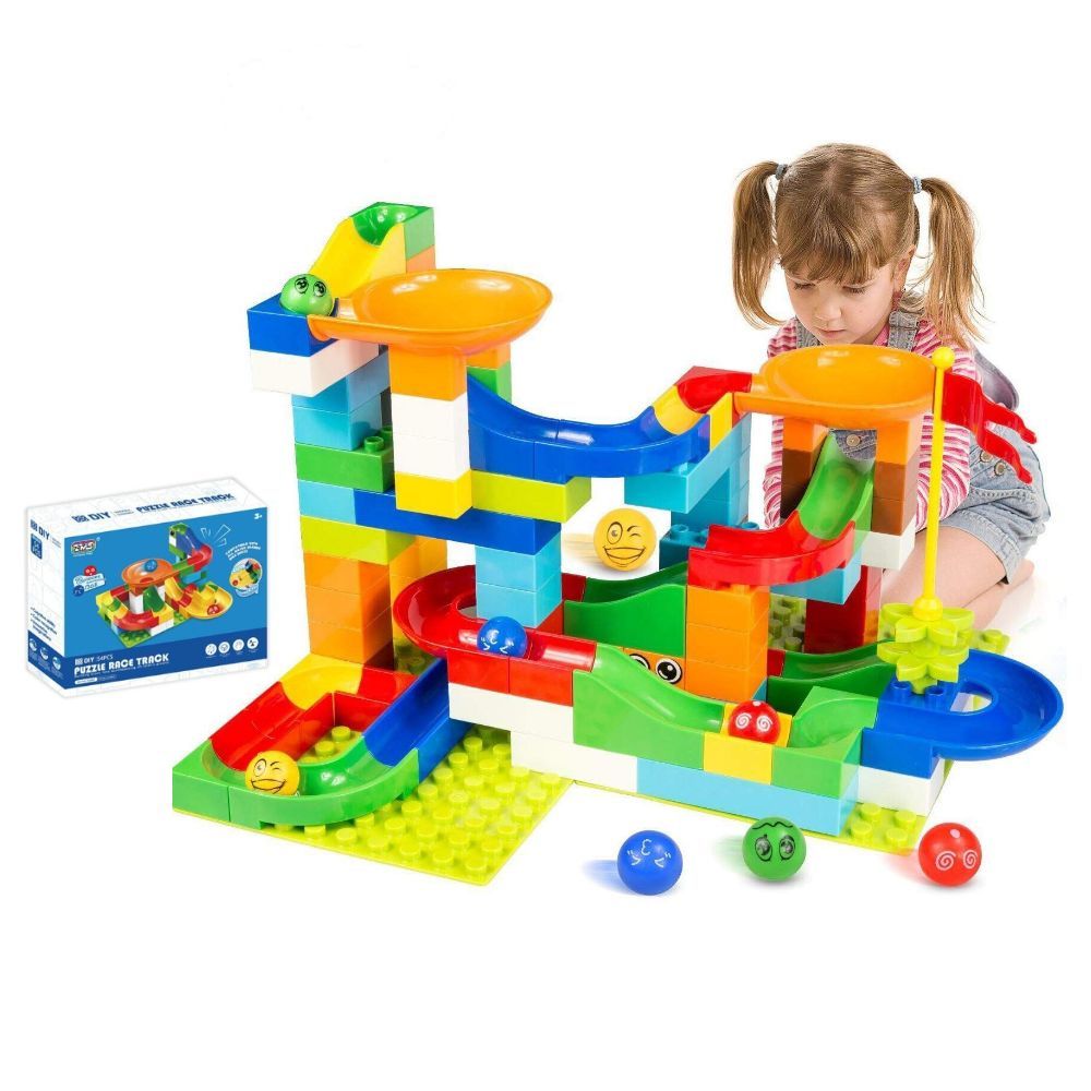 TOYNEXUS® Circuito da corsa puzzle per bambini (168 pezzi)