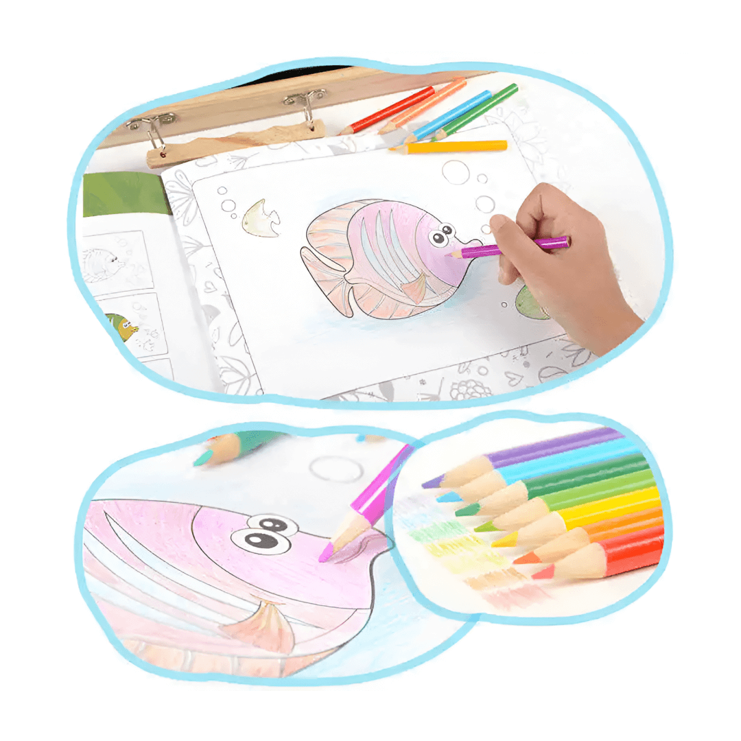 Set di 36 matite colorate professionali in scatola di latta per adulti,  bambini, artisti e principianti, disegnare, disegnare, pittura, libri da  colorare, articoli per la scuola d'arte : : Cancelleria e prodotti