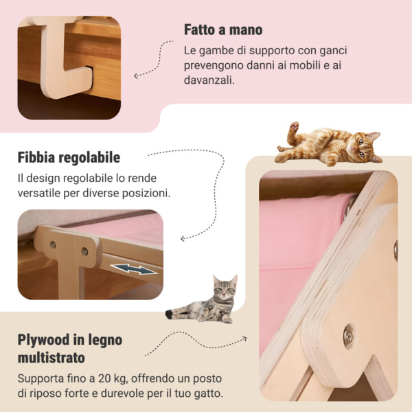Letto per gatti da comodino KittyNap™ - immagine 4