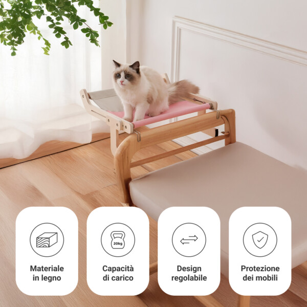 Letto per gatti da comodino KittyNap™ - immagine 5