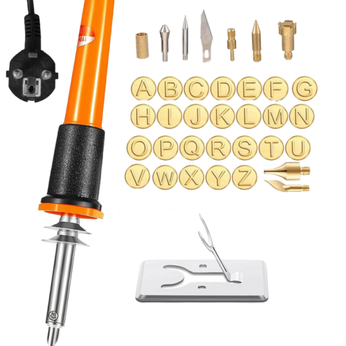PYROPEN™ PENNA PER INCISIONE IN LEGNO CON ALFABETO