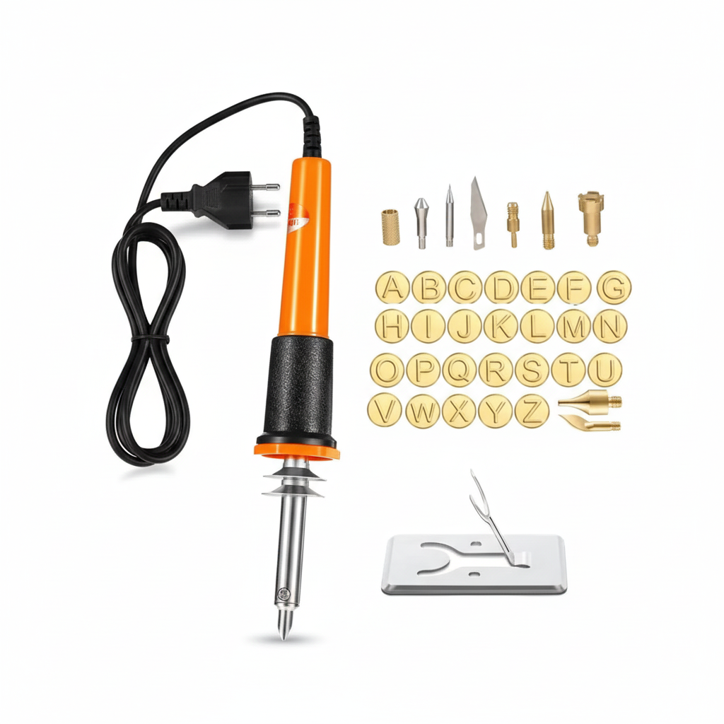 PYROPEN™ PENNA PER INCISIONE IN LEGNO CON ALFABETO