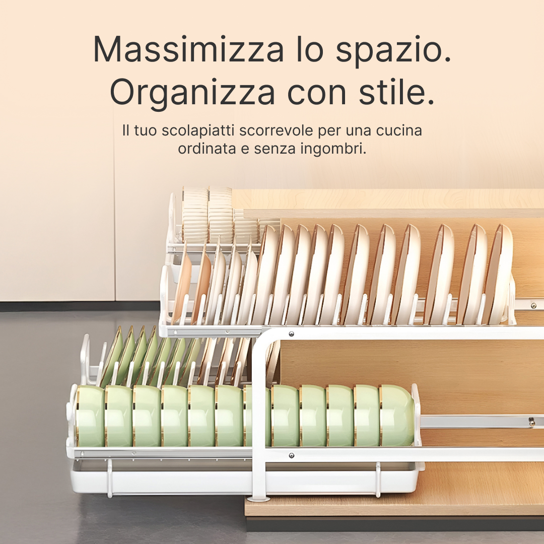 SlideDry™ – Scolapiatti Scorrevole Estraibile - immagine 3