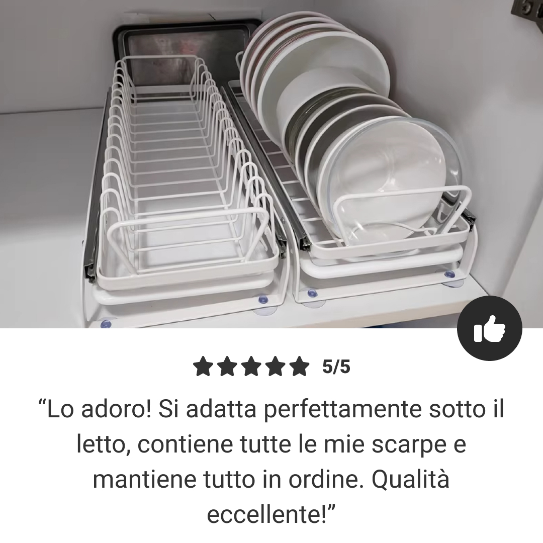 SlideDry™ – Scolapiatti Scorrevole Estraibile - immagine 7