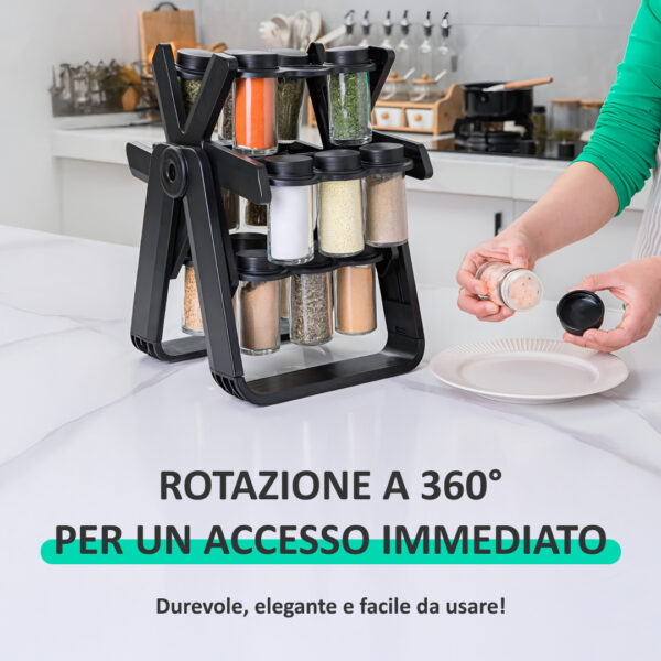 SpicePro™ - Organizzatore girevole per spezie - immagine 2