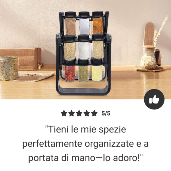 SpicePro™ - Organizzatore girevole per spezie - immagine 6