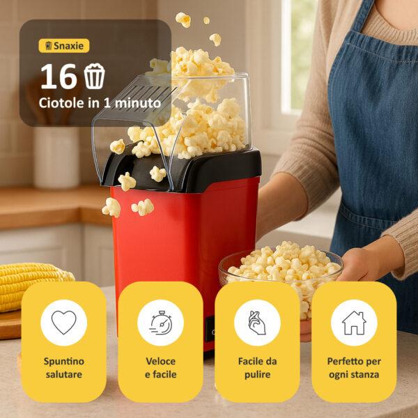 Snaxie™ - Macchina per Popcorn - immagine 4