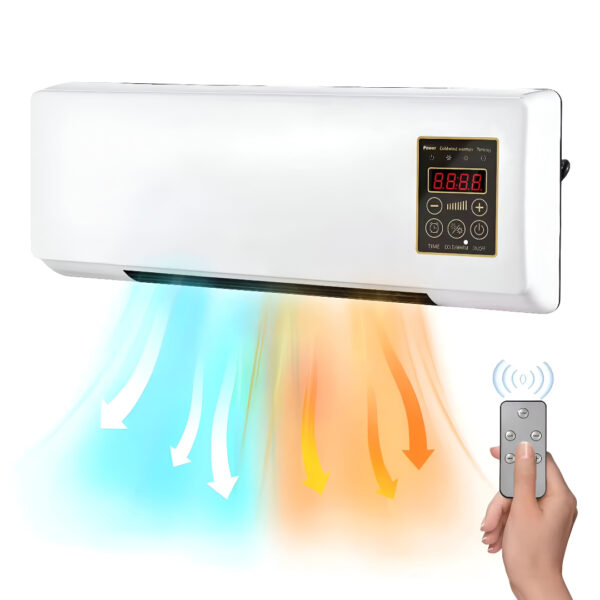 Enchantia – Ventilatore con Funzione Riscaldamento e Ventilazione, Montaggio Senza Attrezzi - immagine 6