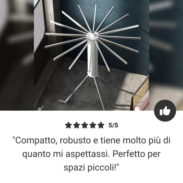 VIRELLO™ - Stendibiancheria a Piovra Pieghevole - immagine 7