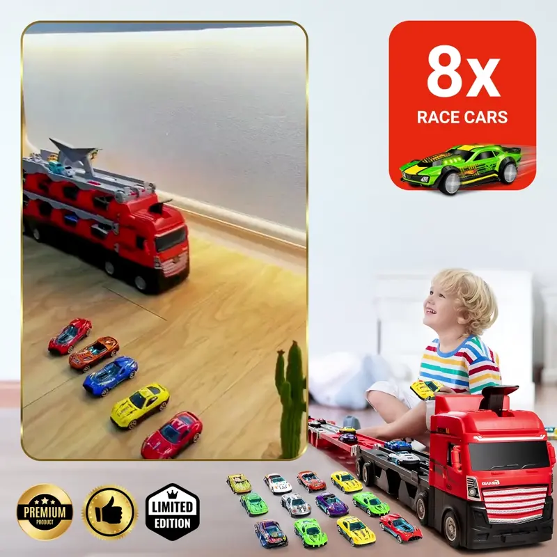 RACERTRUCK™ MEGA CAMION AUTO ESPANDIBILE