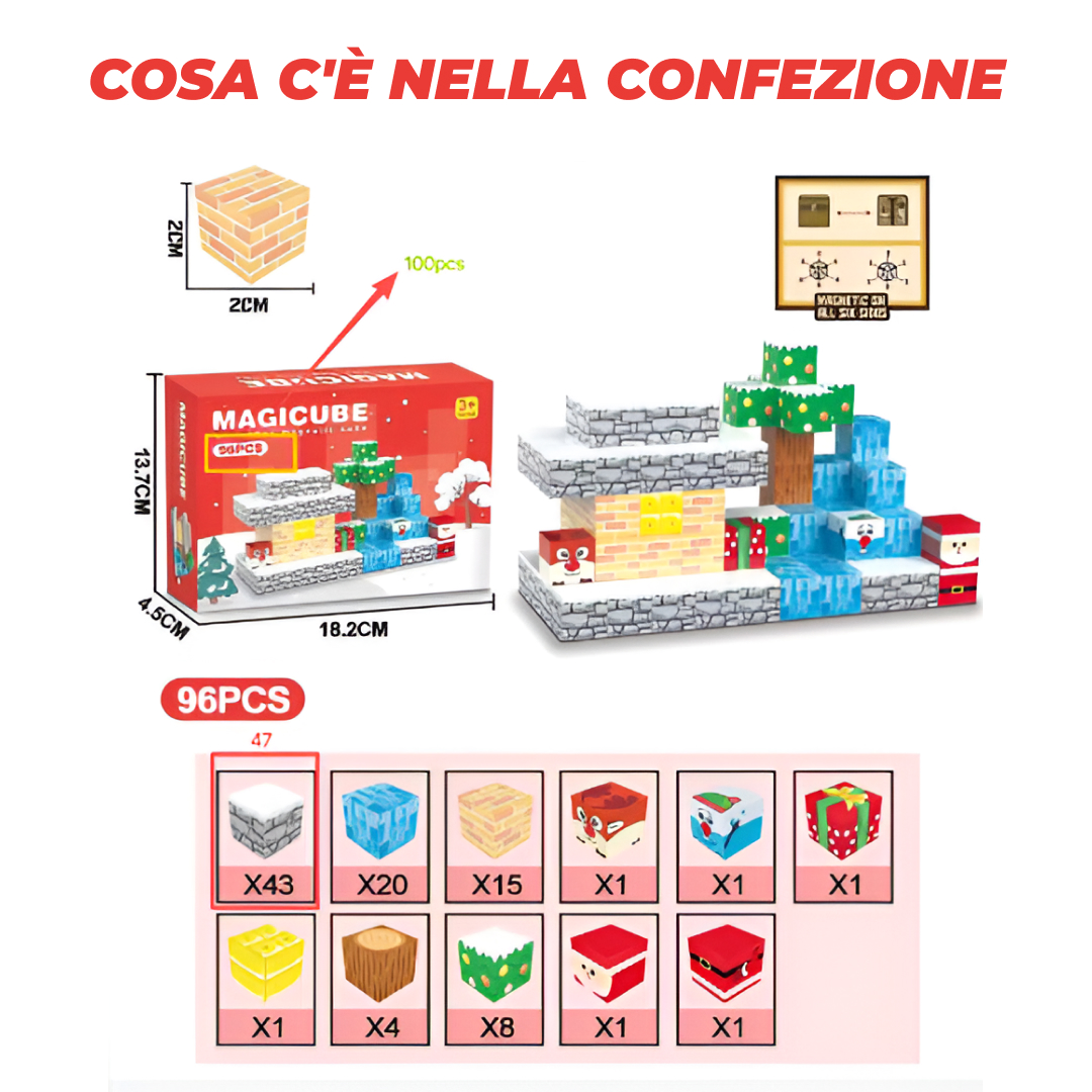 BuildEase™ - Blocchi Magnetici per Costruzione - immagine 6