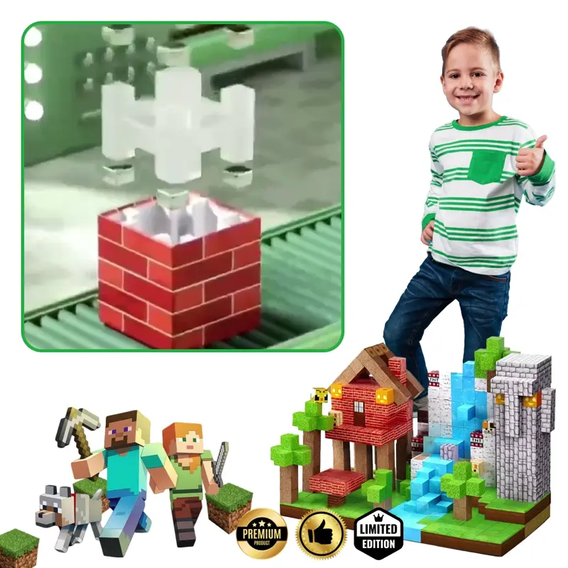 BuildEase™ - Blocchi Magnetici per Costruzione