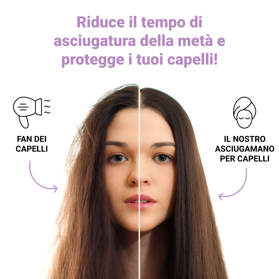 HAIRGLOW® – Asciugamano Per Capelli a Rapida Asciugatura (1+1 GRATIS) - immagine 2