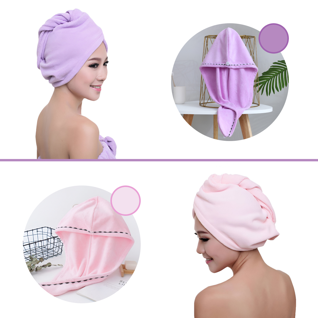 HAIRGLOW® – Asciugamano Per Capelli a Rapida Asciugatura (1+1 GRATIS) - immagine 6