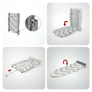 Alternative view of Uyo™ - Ferro da stiro salvaspazio premium