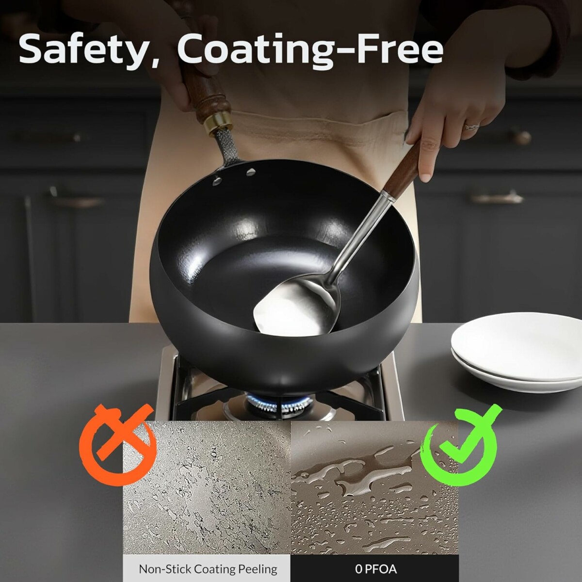 Ferona™ - Padella Giapponese Non Rivestita - immagine 2