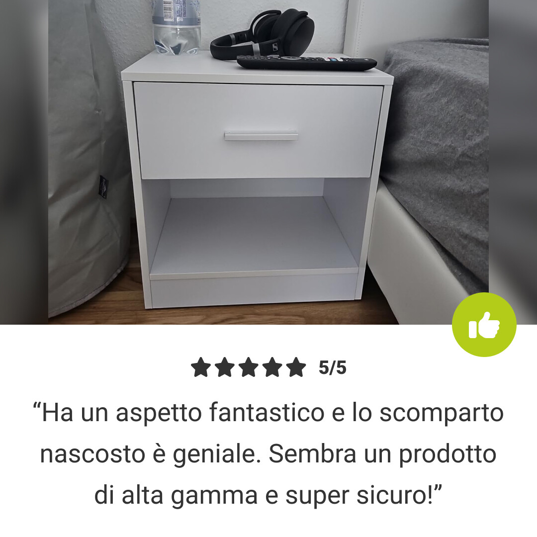 NovaCasa™ – Comodino Smart con Scomparto Nascosto - immagine 7