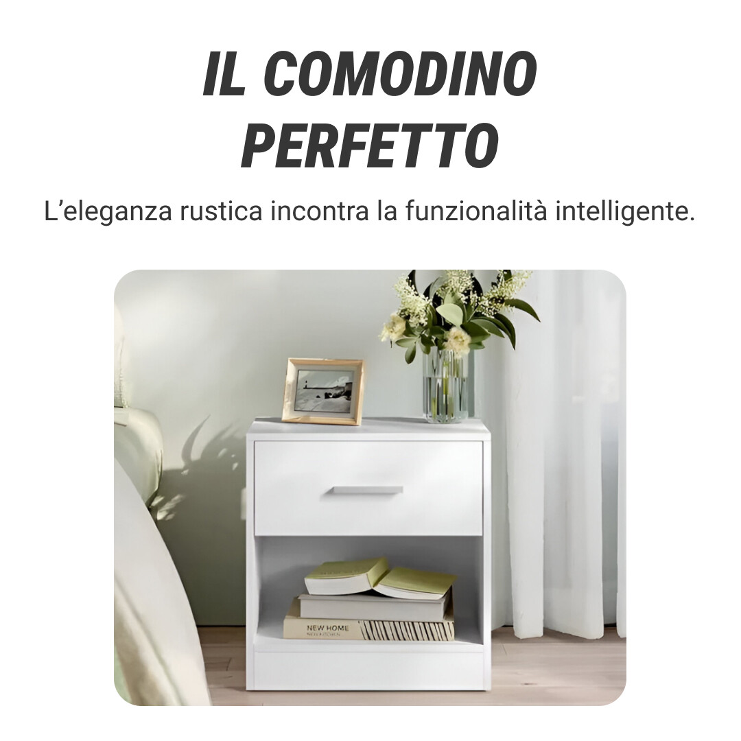 NovaCasa™ – Comodino Smart con Scomparto Nascosto - immagine 2